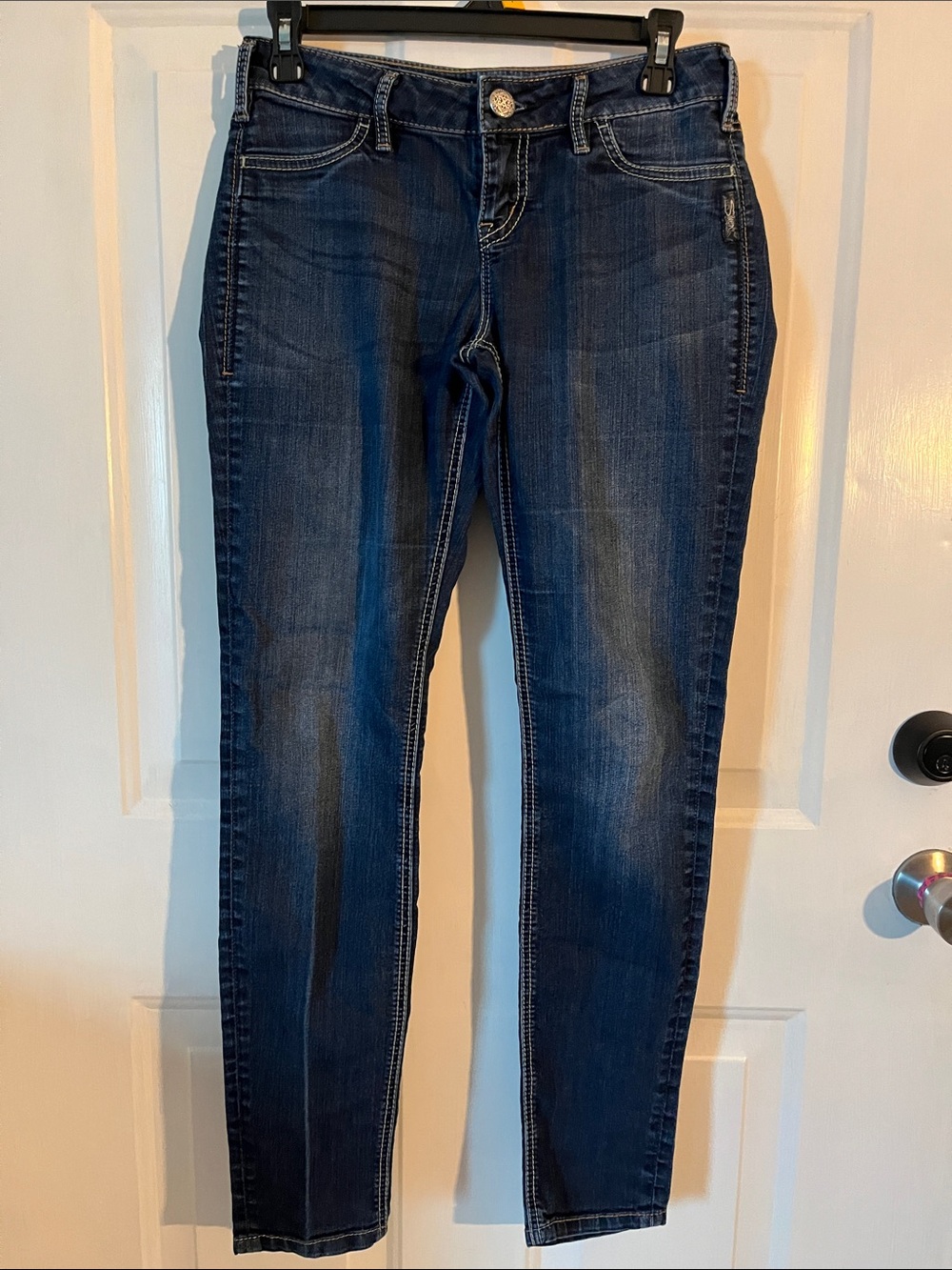 Silver Jeans Dark Indigo Women's Skinny Jeans